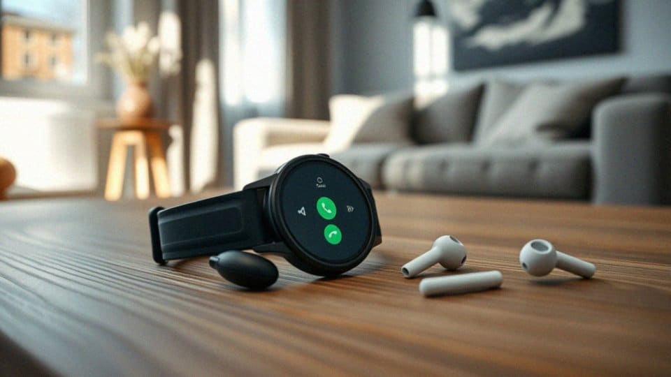 Jakiego rodzaju połączenia i kontrolę umożliwia smartwatch Giewont?