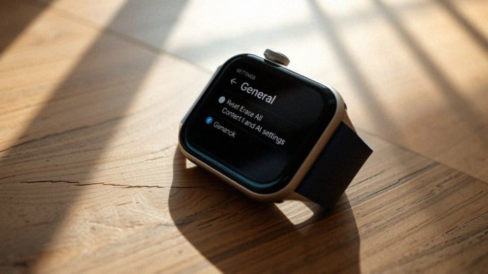 Jak zresetować Apple Watch bez iPhone'a?