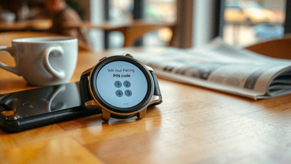 Jakie instrukcje pojawią się na ekranie smartwatcha podczas parowania?